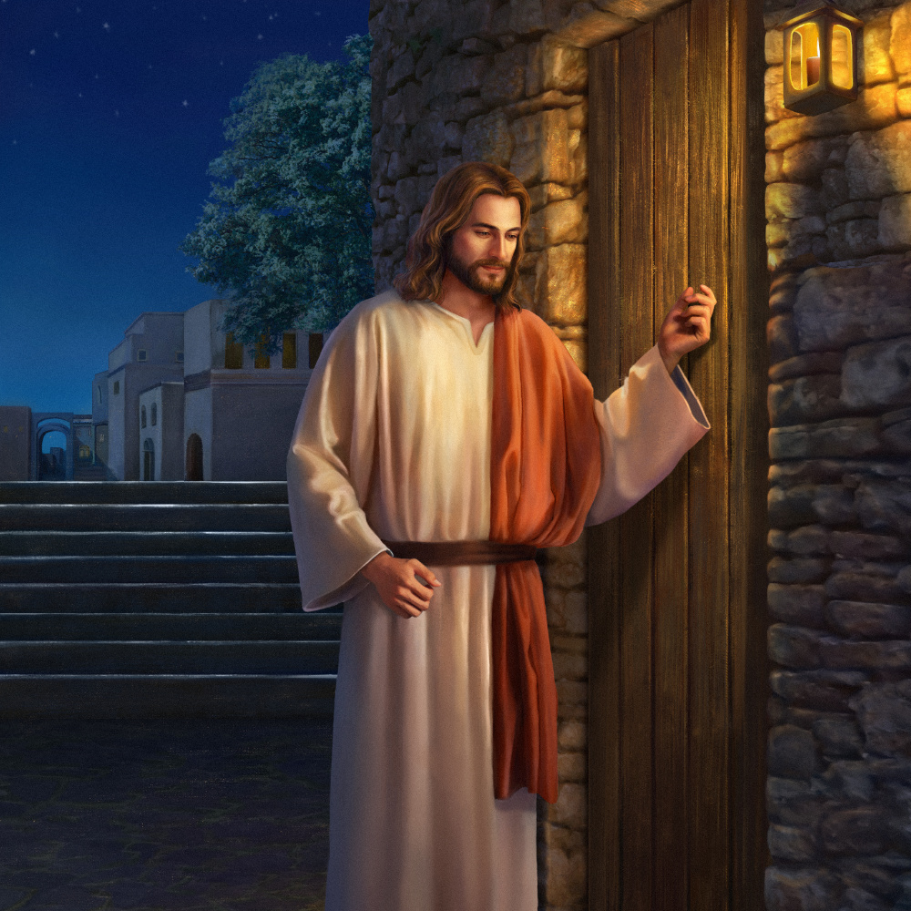 Heer Jezus stond aan de deur te kloppen